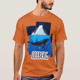 Camiseta Água de icebergue de baleia