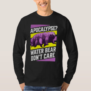 Camiseta Água do Apocalipse Urso Não Se Importa   Tardígrad