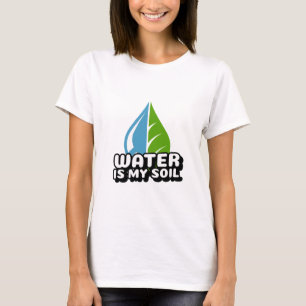Camiseta Água É Meu Jardinagem De Solo