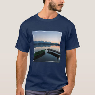 Camiseta Água lago Hopfen Bavarian Alps Alemanha