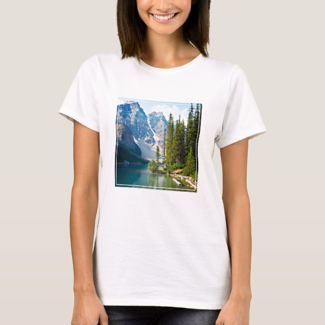 Camiseta Água | Lago Moraine, Canadá (Frente)