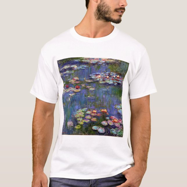 Camiseta Água Lily Pond, Monet (Frente)