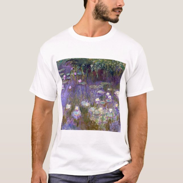 Camiseta Água Lily Pond, Monet (Frente)