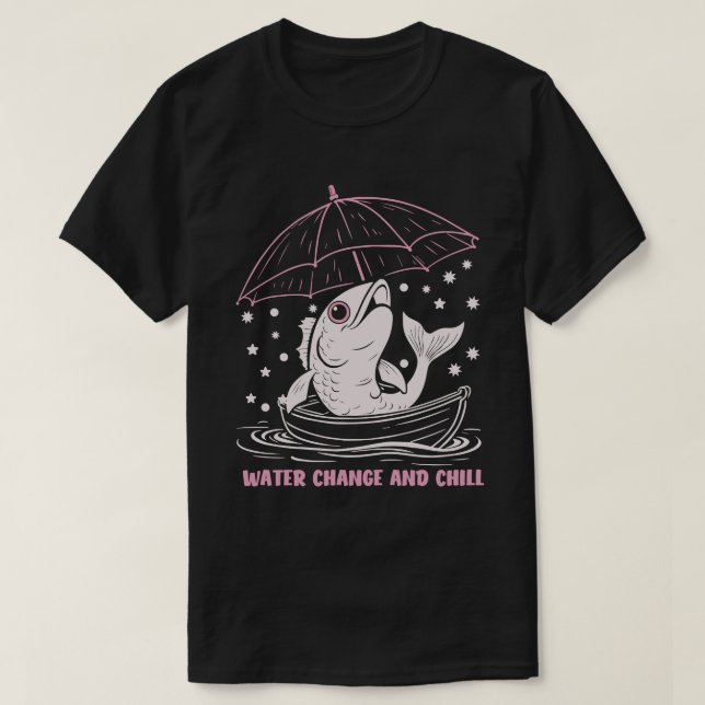 Camiseta Água, Mudança e Resfriar (Frente do Design)