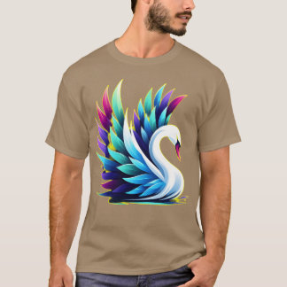 Camiseta Água Pássaro Mute Swan engraçado