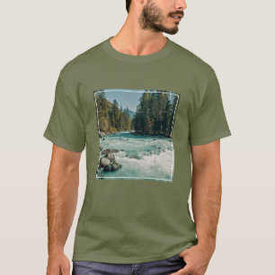 Camiseta Água   Rio Kucherla, Montanhas Altai