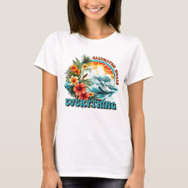 Camiseta Água salgada cura tudo 