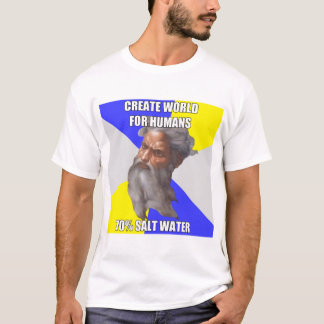 Camiseta Água salgada do deus do troll