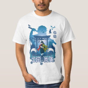 Camiseta Água samurai