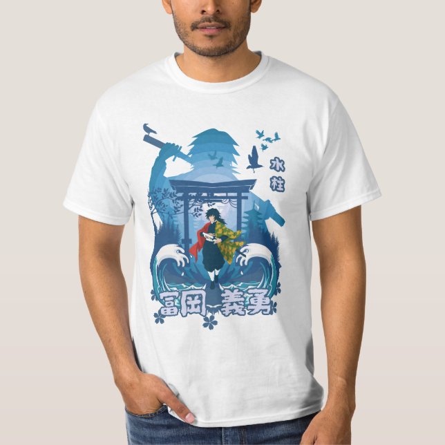 Camiseta Água samurai (Frente)