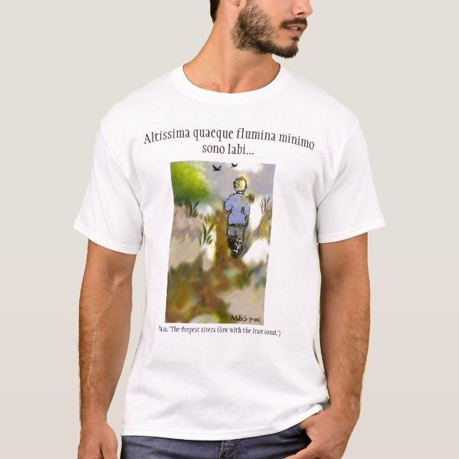 Camiseta Água silenciosa é sempre perigosa (Frente)