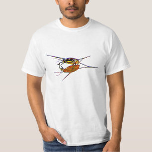 Camiseta Água Strider e sua sombra
