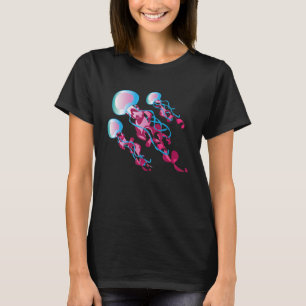 Camiseta Água-viva Animal Marinho Medusa Picada Sobrevivent
