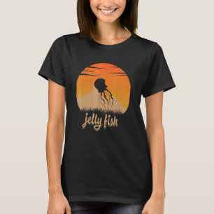 Camiseta Água-viva Animal Quente Na Montanha Na Natureza