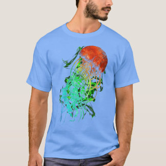 Camiseta Água-viva colorida 1