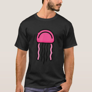 Camiseta Água-viva debaixo do mar oceano Água-viva 3