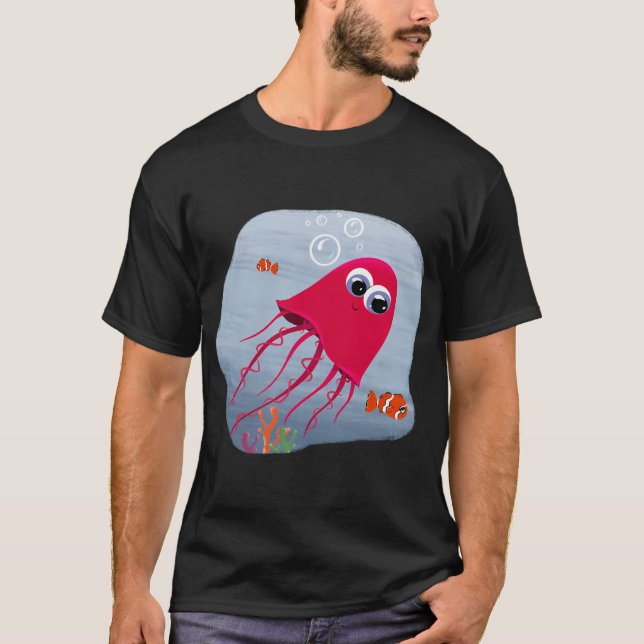 Camiseta Água-viva e Amigos (Frente)