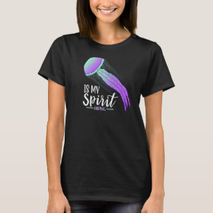 Camiseta Água-viva é o meu animal espírio... e mulheres águ