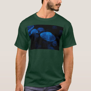 Camiseta Água-viva em azul claro