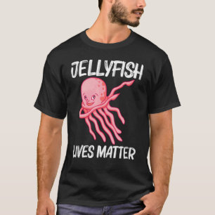Camiseta Água-viva Fofa Para Homens Mulheres Água-viva Anim