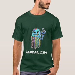 Camiseta Água-viva Medusa Amigos animais do oceano