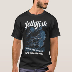 Camiseta Água-viva Peixe Mulheres Medusa Picada Espécies