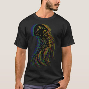 Camiseta Água-viva Psicodélica