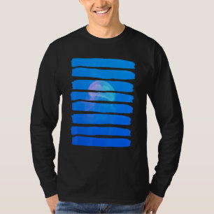 Camiseta Água-viva Subaquática Oceano Mar Natureza Animal L