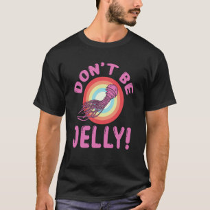 Camiseta Água-viva Vida Oceânica Não Seja Água-viva Capitão