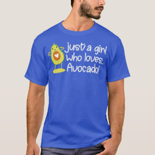 Camiseta Aguacate Fruta Lover Apenas Uma Menina Que Ama Avo
