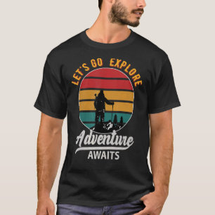 Camiseta Aguardações de Aventura do Vamos Go Explore