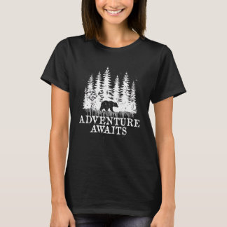 Camiseta Aguardações - Floresta e Urso