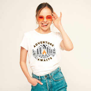Camiseta "Aguardam" ao ar livre
