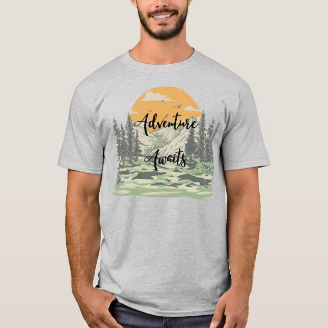 Camiseta Aguardam Aventura (Frente)