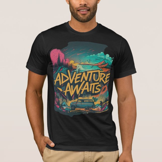 Camiseta Aguardam Aventura (Frente)