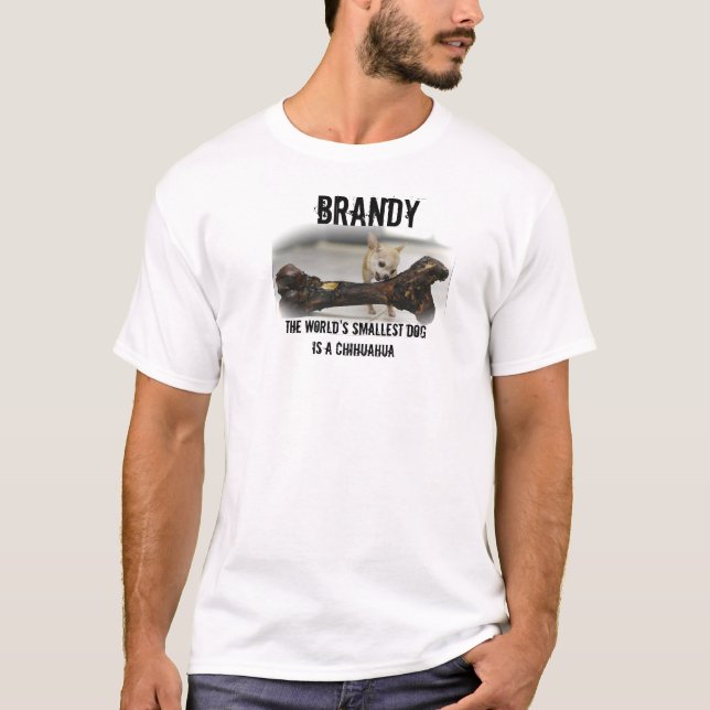 Camiseta AGUARDENTE - o cão o menor dos mundos (Frente)