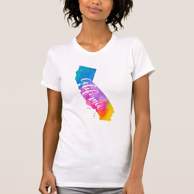 Camiseta Aguarela Califórnia (Frente)