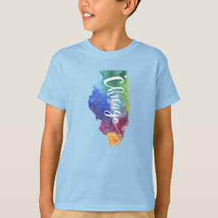 Camiseta Aguarela Chicago
