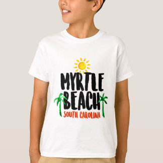 Camiseta Aguarela de Myrtle Beach