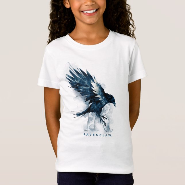 Camiseta Aguarela do corvo de Harry Potter | RAVENCLAW™ (Frente)