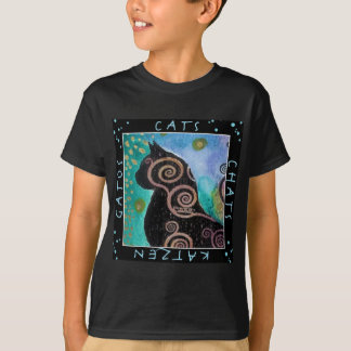 Camiseta Aguarela do gato