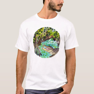 Camiseta Aguarela do parque nacional dos marismas