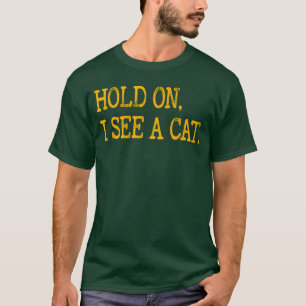Camiseta Aguenta, Vejo Gato Piadas de Gato Amantes de Gatos