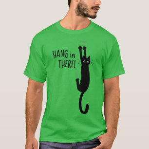 Camiseta Aguente aí, Gato Preto Seguindo