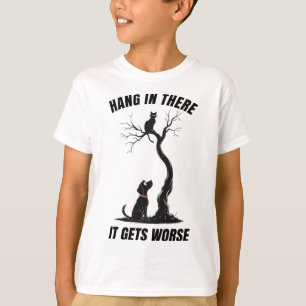 Camiseta Aguente Firme, Fica Pior Humor Retrô Sarcástico