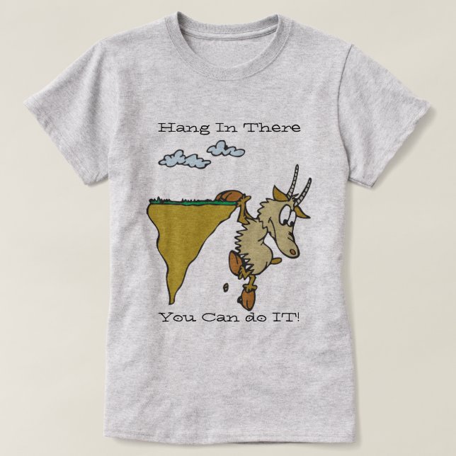 Camiseta Aguente firme | por T-Shirt TotallyGoatally™ (Frente do Design)