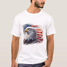 Águia Abstrata com Bandeira – Design Artístico dos