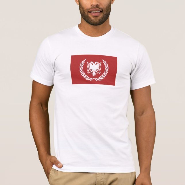 Camiseta Águia albanesa (Frente)