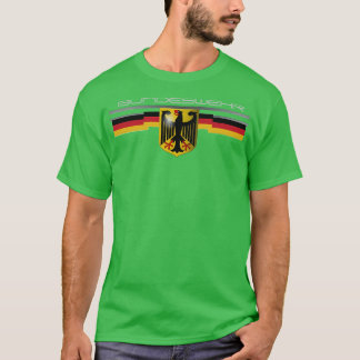 Camiseta Águia alemã e bandeira do Bundeswehr