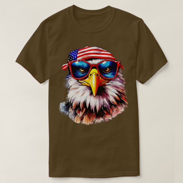 Camiseta Águia Americana (Frente do Design)